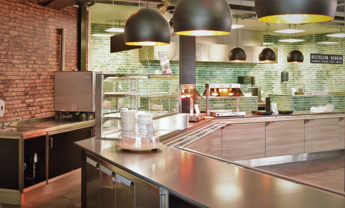 rvs werktafel en uitgifte