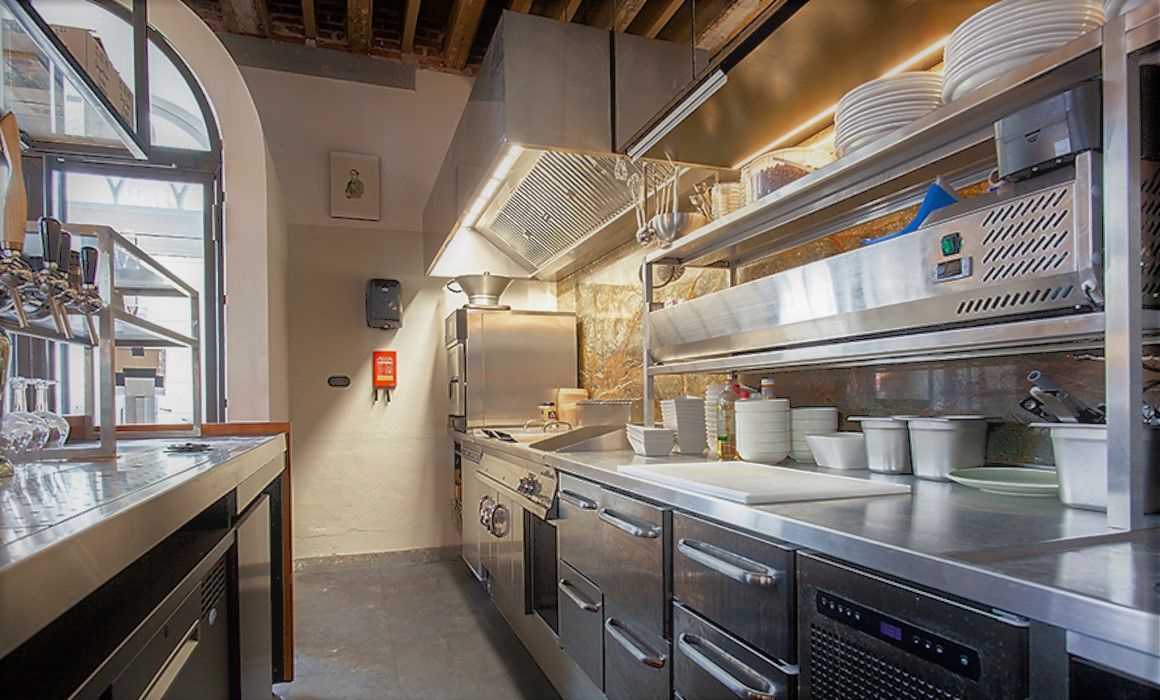 RVS opstand etagère 