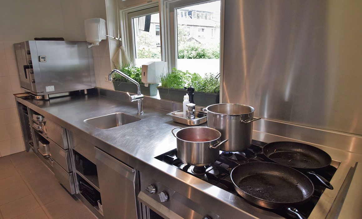 Industriele zorg keukens